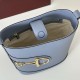 Repliche Perfette Gucci 833660 Borsa a secchiello piccola Blu Imitazioni False Online