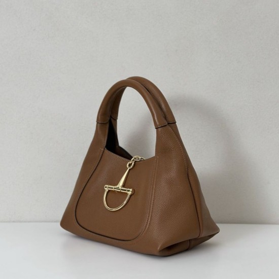 Repliche Perfette Borsa a mano media Gucci Softbit 837467 Marrone Imitazioni False Online