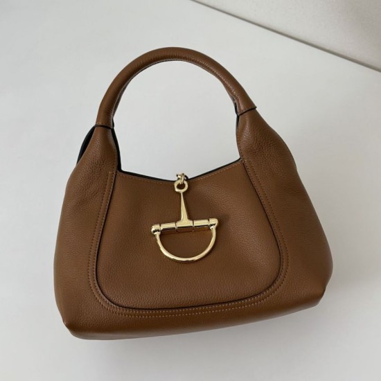Repliche Perfette Borsa a mano media Gucci Softbit 837467 Marrone Imitazioni False Online