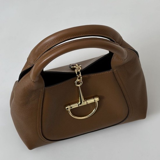 Repliche Perfette Borsa a mano media Gucci Softbit 837467 Marrone Imitazioni False Online