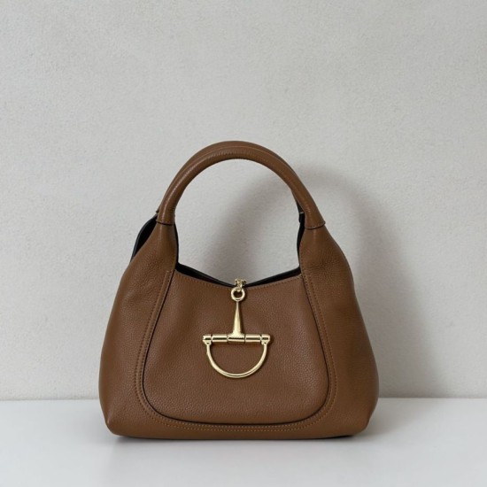 Repliche Perfette Borsa a mano media Gucci Softbit 837467 Marrone Imitazioni False Online
