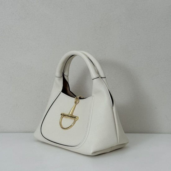 Repliche Perfette Borsa a mano media Gucci Softbit 837467 Bianco Imitazioni False Online