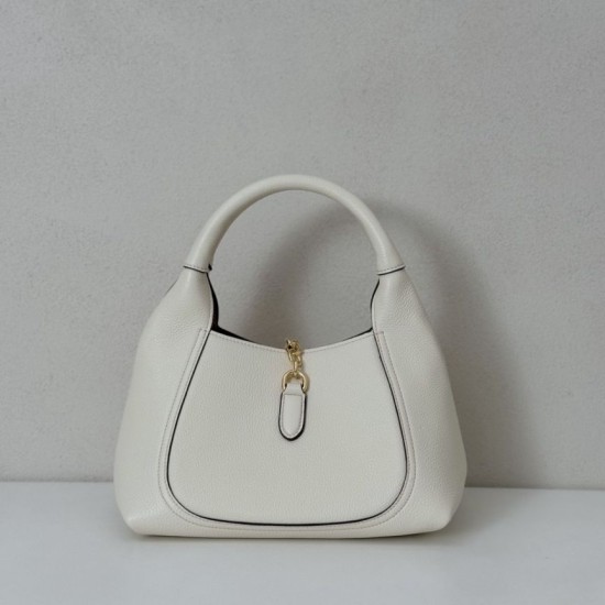 Repliche Perfette Borsa a mano media Gucci Softbit 837467 Bianco Imitazioni False Online