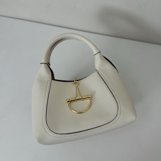 Repliche Perfette Borsa a mano media Gucci Softbit 837467 Bianco Imitazioni False Online