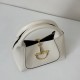 Repliche Perfette Borsa a mano media Gucci Softbit 837467 Bianco Imitazioni False Online