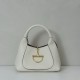 Repliche Perfette Borsa a mano media Gucci Softbit 837467 Bianco Imitazioni False Online