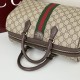 Repliche Perfette Borsa bauletto grande Gucci Ophidia Marrone 836824 Imitazioni False Online