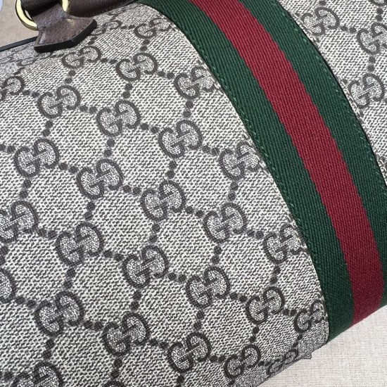 Repliche Perfette Borsa a mano media Gucci Ophidia GG 772065 Marrone Imitazioni False Online