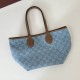 Repliche Perfette Borsa tote piccola Gucci Totissima 820496 blu jeans Imitazioni False Online