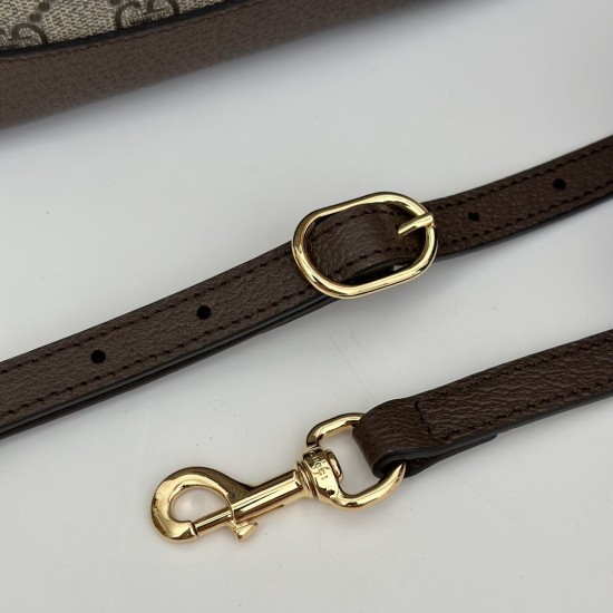 Repliche Perfette Borsa tote piccola Gucci Ophidia 811716 caffè Imitazioni False Online