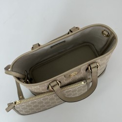 Repliche Perfette Borsa tote piccola Gucci Ophidia 811716 marrone Imitazioni False Online