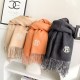 Repliche Perfette Sciarpa unisex classica Hermès in cashmere 70x200 albicocca Imitazioni False Online