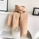 Repliche Perfette Sciarpa unisex classica Hermès in cashmere 70x200 albicocca Imitazioni False Online