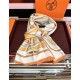 Repliche Perfette Sciarpa Hermès double face in cashmere dello stesso colore 65x185 arancione Imitazioni False Online