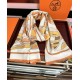 Repliche Perfette Sciarpa Hermès double face in cashmere dello stesso colore 65x185 arancione Imitazioni False Online