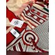 Repliche Perfette Fazzoletto Hermès in cashmere e seta Ondsdemarch 140 rosso Imitazioni False Online