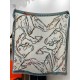 Repliche Perfette Sciarpa reversibile Hermès in cashmere con motivo a cavallo che salta 140 Imitazioni False Online