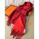 Repliche Perfette Scialle reversibile classico in cashmere bicolore Hermès 70 x 200 Rosso Imitazioni False Online