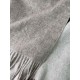 Repliche Perfette Scialle reversibile classico in cashmere bicolore Hermès 70 x 200 Grigio Imitazioni False Online
