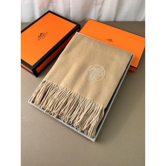Replica Scialle reversibile classico in cashmere bicolore Hermès 70 x 200 Marrone Fallate Outlet Online Italia Repliche Perfette Scialle reversibile classico in cashmere bicolore Hermès 70 x 200 Marrone Imitazioni False Online