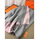 Replica Scialle reversibile classico in cashmere bicolore Hermès 70 x 200 Grigio/Rosa Fallate Outlet Online Italia Repliche Perfette Scialle reversibile classico in cashmere bicolore Hermès 70 x 200 Grigio/Rosa Imitazioni False Online