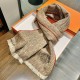 Repliche Perfette Sciarpa in lana a spina di pesce Hermès 36 x 200 cm Imitazioni False Online