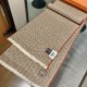 Repliche Perfette Sciarpa in lana a spina di pesce Hermès 36 x 200 cm Imitazioni False Online