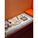 Repliche Perfette Sciarpe reversibili in velluto colorato Hermès Sciarpa 140 cm Blu Imitazioni False Online