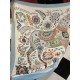Repliche Perfette Sciarpe reversibili in velluto colorato Hermès Sciarpa 140 cm Blu Imitazioni False Online