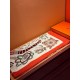Repliche Perfette Sciarpa quadrata reversibile in velluto colorato Hermès 140 cm Rosso Imitazioni False Online
