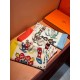 Repliche Perfette Sciarpa quadrata reversibile in velluto colorato Hermès 140 cm Rosso Imitazioni False Online