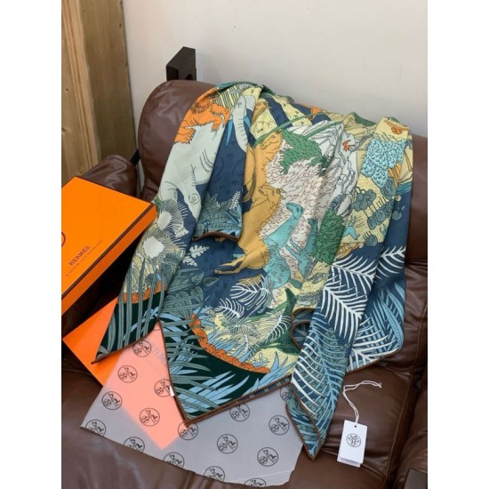 Replica Scialle Hermès Premium in seta e cashmere tono su tono double face 140 04 Fallate Outlet Online Italia Repliche Perfette Scialle Hermès Premium in seta e cashmere tono su tono double face 140 04 Imitazioni False Online