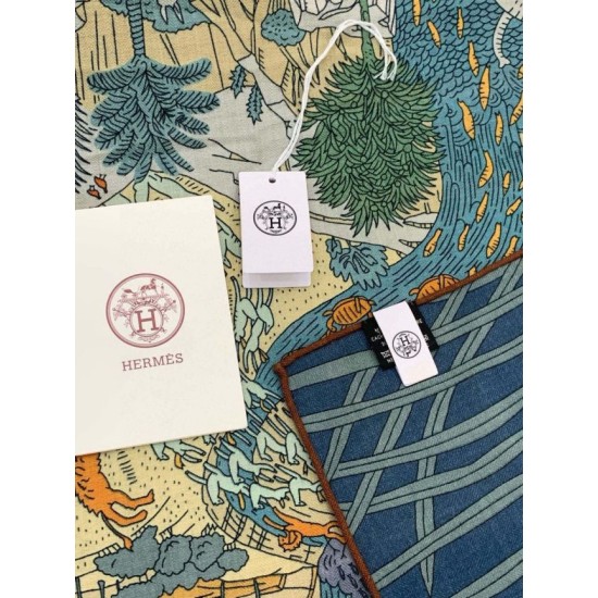Replica Scialle Hermès Premium in seta e cashmere tono su tono double face 140 04 Fallate Outlet Online Italia Repliche Perfette Scialle Hermès Premium in seta e cashmere tono su tono double face 140 04 Imitazioni False Online
