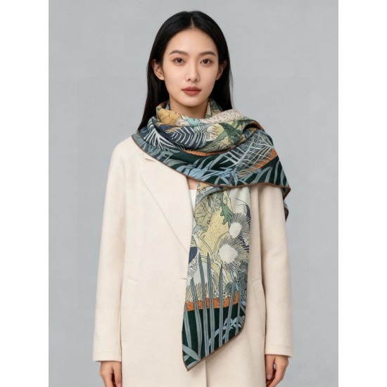 Replica Scialle Hermès Premium in seta e cashmere tono su tono double face 140 04 Fallate Outlet Online Italia Repliche Perfette Scialle Hermès Premium in seta e cashmere tono su tono double face 140 04 Imitazioni False Online