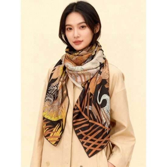 Replica Scialle Hermès Premium in seta e cashmere tono su tono double face 140 01 Fallate Outlet Online Italia Repliche Perfette Scialle Hermès Premium in seta e cashmere tono su tono double face 140 01 Imitazioni False Online