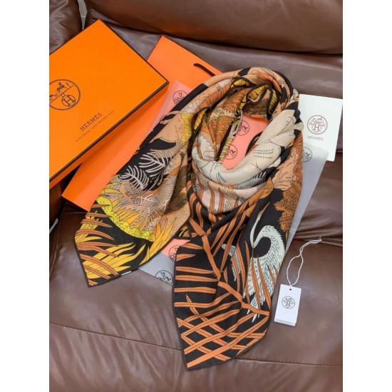 Replica Scialle Hermès Premium in seta e cashmere tono su tono double face 140 01 Fallate Outlet Online Italia Repliche Perfette Scialle Hermès Premium in seta e cashmere tono su tono double face 140 01 Imitazioni False Online