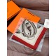 Repliche Perfette Scialle reversibile in velluto tono su tono Hermès con finimento per cavallo in stile balestra 135 Imitazioni False Online