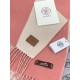 Repliche Perfette Sciarpa Hermès in cashmere sfumato multicolore da coppia 32 x 190 Rosa Imitazioni False Online