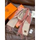 Repliche Perfette Sciarpa Hermès in cashmere sfumato multicolore da coppia 32 x 190 Rosa Imitazioni False Online