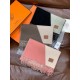 Repliche Perfette Sciarpa Hermès in cashmere sfumato multicolore da coppia 32 x 190 Rosa Imitazioni False Online
