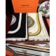 Repliche Perfette Fazzoletto reversibile in seta e cashmere Hermès 135 Beige Imitazioni False Online