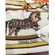 Repliche Perfette Fazzoletto reversibile in seta e cashmere Hermès 135 Beige Imitazioni False Online