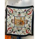 Repliche Perfette Sciarpa quadrata reversibile in cashmere Hermès 140 Nero Imitazioni False Online