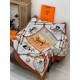 Repliche Perfette Sciarpa quadrata reversibile in cashmere Hermès 140 Arancione Imitazioni False Online
