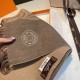 Repliche Perfette Sciarpa classica reversibile in lana d'agnello Hermès 35 x 200 Marrone Imitazioni False Online
