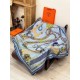 Replica Foulard quadrato in velluto intrecciato a mano Hermès, 140 blu Fallate Outlet Online Italia Repliche Perfette Foulard quadrato in velluto intrecciato a mano Hermès, 140 blu Imitazioni False Online