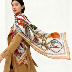 Repliche Perfette Foulard quadrato in velluto intrecciato a mano Hermès, 140 arancione Imitazioni False Online