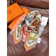 Repliche Perfette Foulard quadrato in velluto intrecciato a mano Hermès, 140 arancione Imitazioni False Online