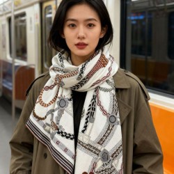Repliche Perfette Foulard quadrato in velluto intrecciato a mano Hermès, 140 Imitazioni False Online