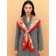 Replica Sciarpa reversibile in cashmere Hermès Animal City, 140 rosso Fallate Outlet Online Italia Repliche Perfette Sciarpa reversibile in cashmere Hermès Animal City, 140 rosso Imitazioni False Online